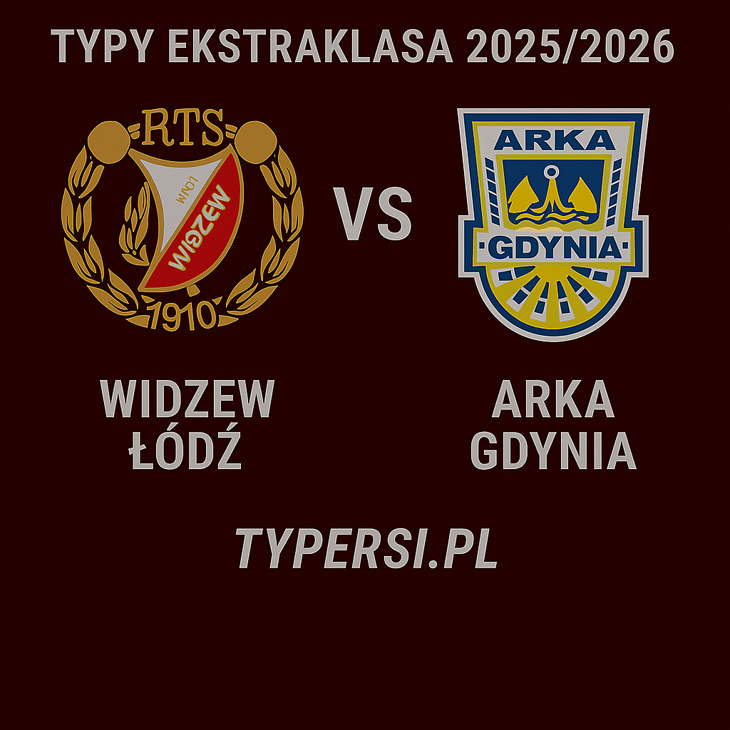 Typy Ekstraklasa 2025/2026: Widzew Łódź vs Arka Gdynia – 8 kolejka