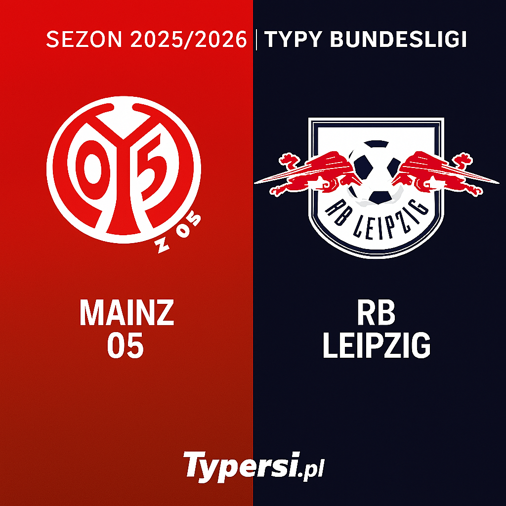 Typy Bundesliga 2025/2026: Mainz 05 vs RB Leipzig – 3 kolejka