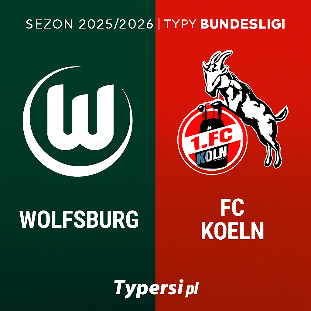 Typy Bundesliga 2025/2026: Wolfsburg vs FC Koeln – 3 kolejka