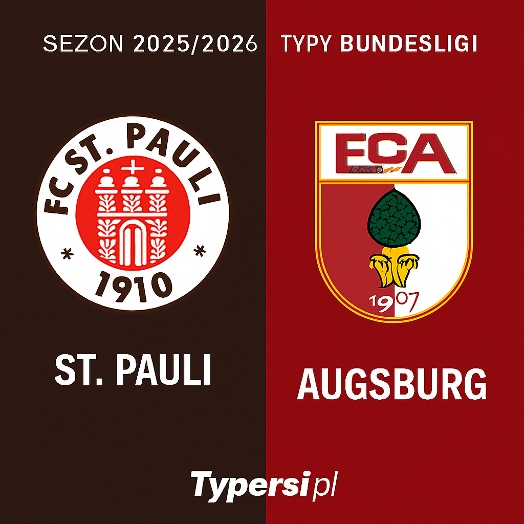 Typy Bundesliga 2025/2026: St. Pauli vs Augsburg – 3 kolejka