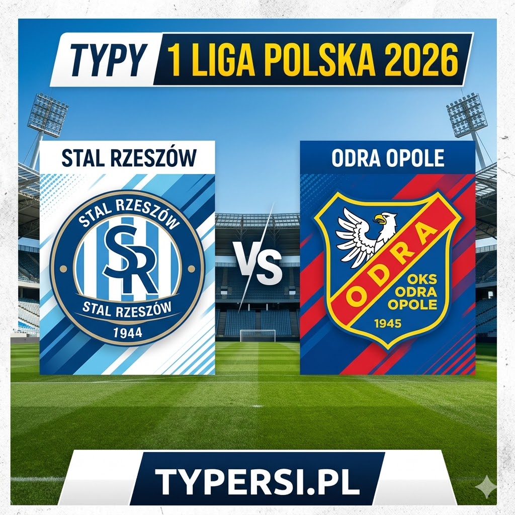 Typy Bukmacherów 1 liga polska 2026 : Stal Rzeszów vs Odra Opole - 27 kolejka